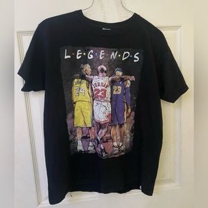 Micheal Jordan, Lebron James, Kobe Bryant Legends T Shirt
